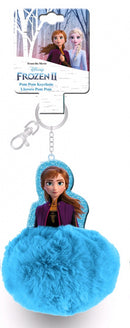 sleutelhanger Anna meisjes 15 cm polyester blauw