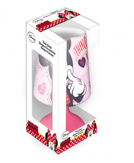 tafellamp Minnie Mouse meisjes 18 cm roze