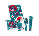 toiletset Love Pirates junior blauw 6-delig