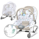 schommelstoel elektrisch Tumi 80 cm beige/wit