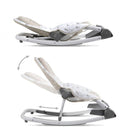 schommelstoel elektrisch Tumi 80 cm beige/wit