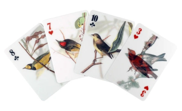 3D-speelkaarten vogels 62 x 88 mm papier 54-delig