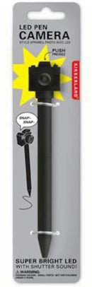 balpen camera led 15,2 x 4,5 x 3,8 cm ABS zwart