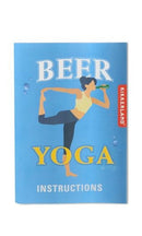 drankspel bier yoga karton blauw
