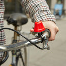 fietsbel 7 cm staal rood