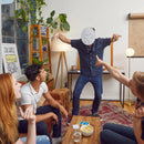 gezelschapsspel Maskarade oranje/blauw 6-delig