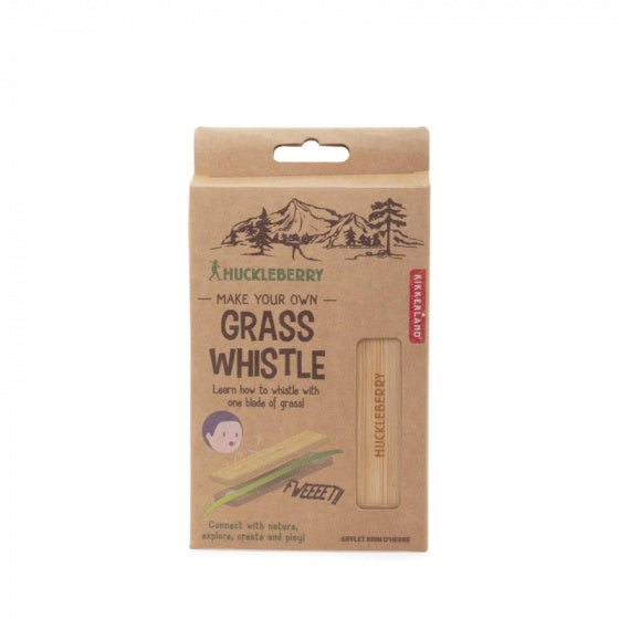 grasfluit Huckleberry 12,7 x 10,2 cm bamboe bruin