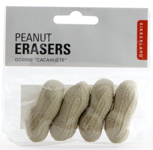 gum PInda rubber bruin 4 stuks