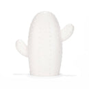 decoratielamp cactus led 15 cm keramiek wit