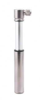 minipomp fiets 17 x 7 cm aluminium zilver