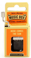 muziekdoos Here Comes The Sun 7,6 cm staal zilver