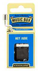 muziekdoos Hey Jude 7,6 x 3,8 x 2,5 cm staal blauw
