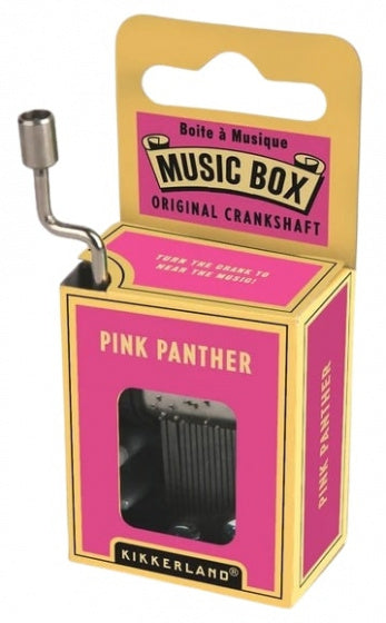 muziekdoos Pink Panther 4 x 5 cm RVS zilver
