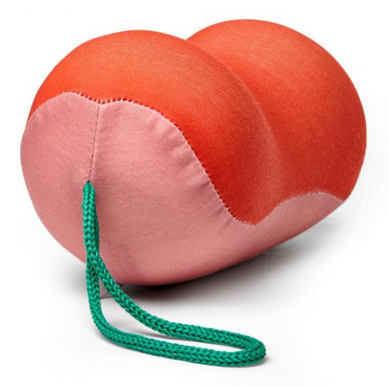 nekkussen 17,8 x 9,9 cm foam/katoen rood/groen