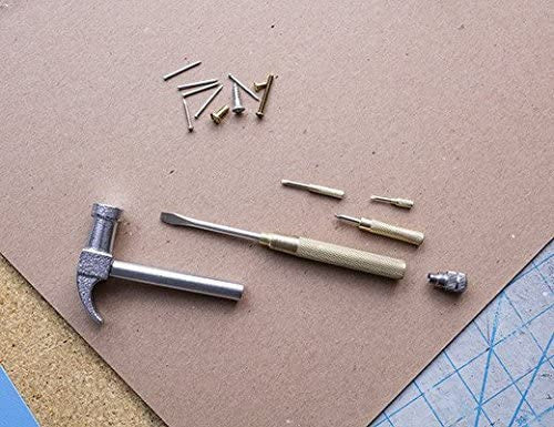 schroevendraaierset 19 cm messing/staal 6-delig