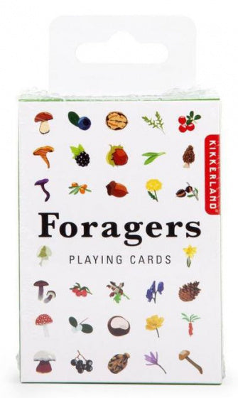 speelkaarten Foragers 6,2 x 8,8 cm papier wit