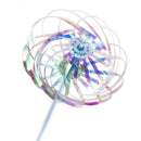 stick Rainbow Spinner junior 19 cm transparant