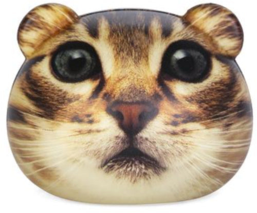 stressbal kat 8 x 7 cm polyurethaan bruin