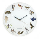 wandklok Bird Call 38 x 4 cm ABS/PVC wit