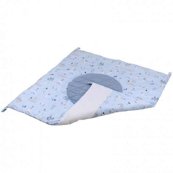 speelkleed Indian junior 107 cm polykatoen blauw