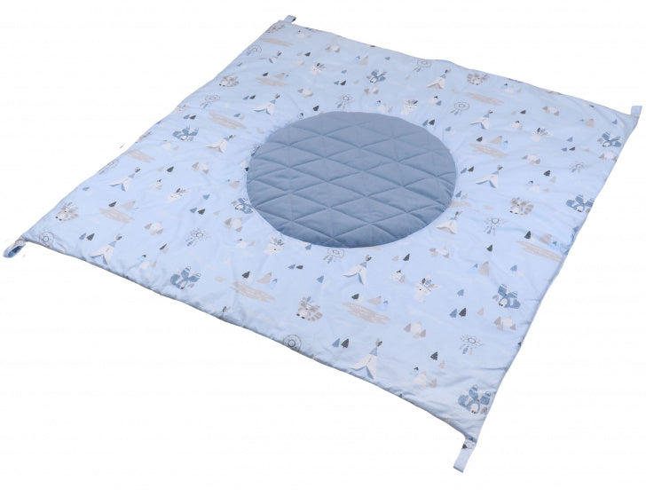 speelkleed Indian junior 107 cm polykatoen blauw