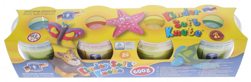 Kinder Soft Knete Klei 4 x 150 gram