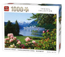 legpuzzel Cruise boot - Noorwegen 1000 stukjes