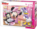 legpuzzel Minnie Mouse karton roze 50 stukjes