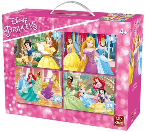legpuzzel Disney Princesses 4-in-1 12-24 stukjes