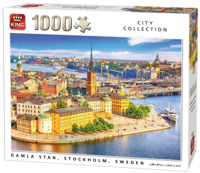 legpuzzel Gamla Stan Stockholm, Zweden 1000 stukjes