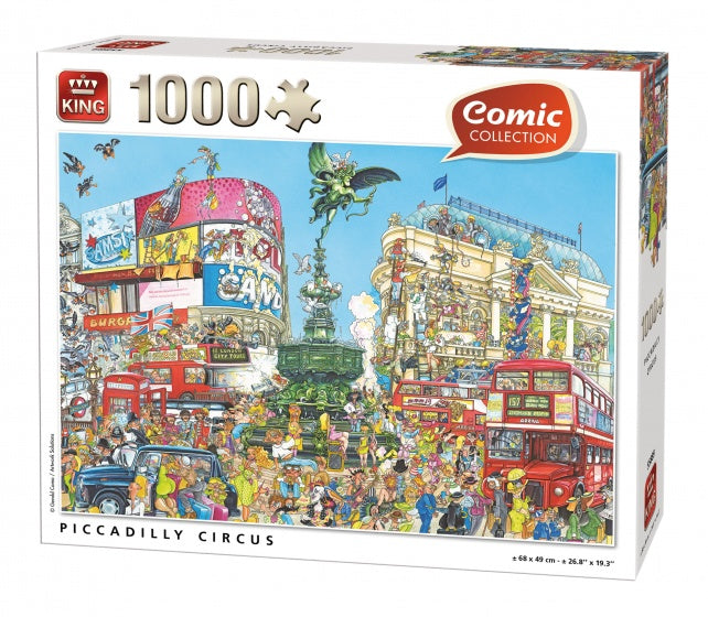 Legpuzzel Piccadilly Circus Comic 1000 Stukjes