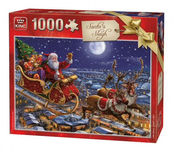 Puzzel Santa's Sleigh 1000 Stukjes