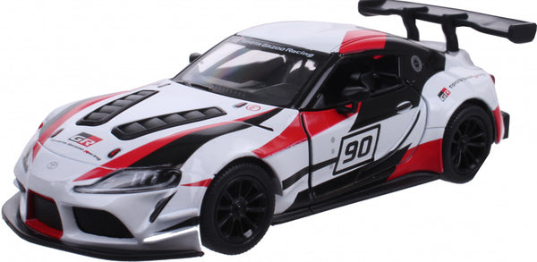 auto Toyota GR Supra Racing Gazoo 12,5 cm diecast wit