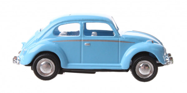 auto Volkswagen Beetle junior 6 cm die-cast blauw
