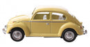 auto Volkswagen Beetle junior 6 cm die-cast geel