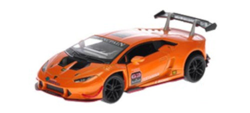 schaalmodel Lamborghini Huracan 1:36 pull-back oranje