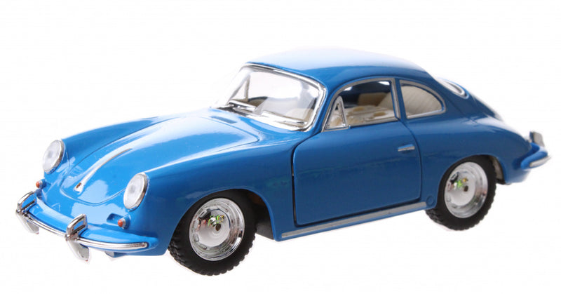 schaalmodel Porsche 1:32 junior die-cast 10 cm blauw