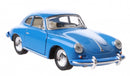 schaalmodel Porsche 1:32 junior die-cast 10 cm blauw