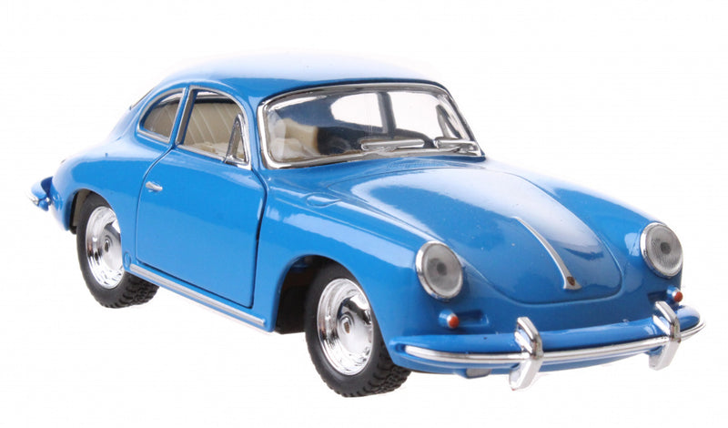 schaalmodel Porsche 1:32 junior die-cast 10 cm blauw