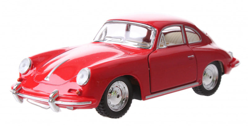schaalmodel Porsche 1:32 junior die-cast 10 cm rood