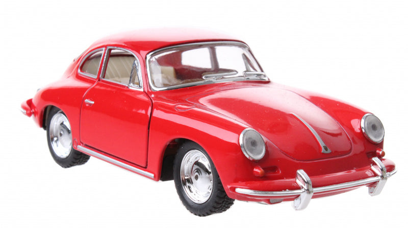 schaalmodel Porsche 1:32 junior die-cast 10 cm rood