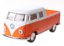 schaalmodel Volkswagen 1:34 die-cast 10 cm oranje