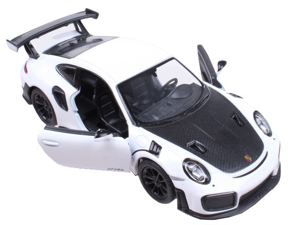 speelgoedauto Porsche 911 GT2 RS 1:36 metaal wit