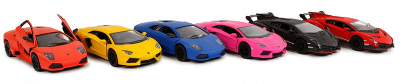 sportwagen Lamborghini Veneno 1:36 die-cast geel