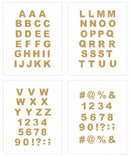 stickervel Built New York 20 x 10 cm PVC 4-delig