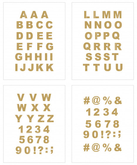 stickervel Built New York 20 x 10 cm PVC 4-delig