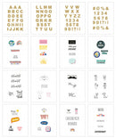 stickervel Built New York 20 x 10 cm PVC 4-delig