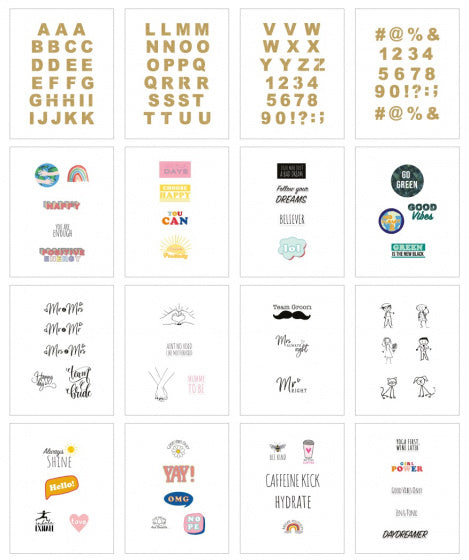 stickervel Built New York 20 x 10 cm PVC 4-delig