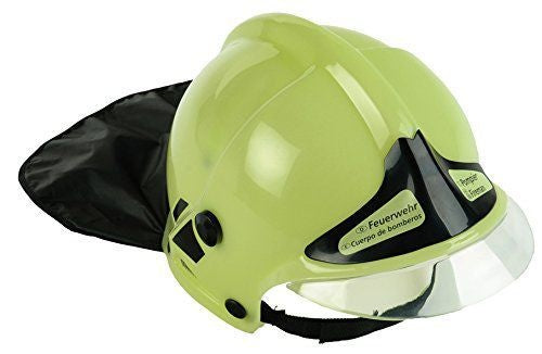 brandweerhelm geel