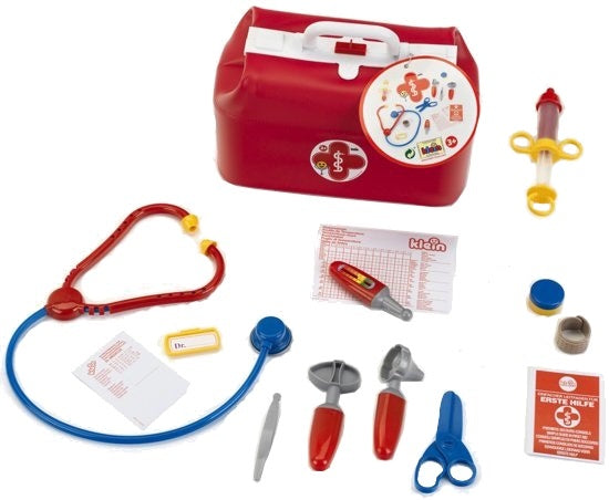 dokterstas met gereedschappen rood
